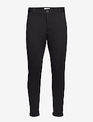 Lindbergh - Superflex knitted cropped pant - chino's - black - 1