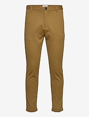 Superflex knitted cropped pant - CAMEL MIX