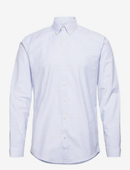 Lindbergh - Oxford superflex shirt L/S - basic overhemden - light blue - 1