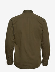 Lindbergh - Utility garment dyed L/S shirt - basic overhemden - army - 2