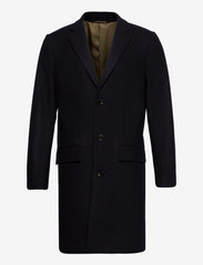 Recycled wool coat - NAVY
