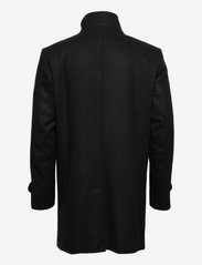 Lindbergh - Recycled wool funnel neck coat - winterjassen - black - 1