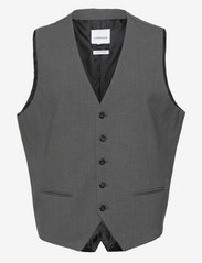 Mens waistcoat for suit - GREY MIX
