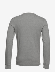 Lindbergh - Solid granddad L/S - basic t-shirts - grey mel - 2