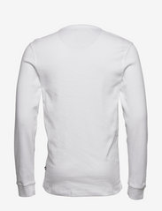 Lindbergh - Solid granddad L/S - basic t-shirts - white - 1