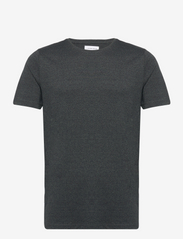 Mouliné o-neck tee S/S - BLACK ARMY MIX