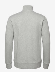Lindbergh - Embroidery sweat cardigan - vesten - grey mel - 1