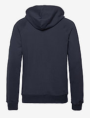 Lindbergh - Embroidery hoodie sweat - hoodies - navy - 1