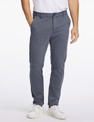 Lindbergh - Superflex knitted cropped pant - chino's - blue mix - 0