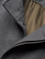 Lindbergh - Recycled wool funnel neck coat - winterjassen - grey mel - 2