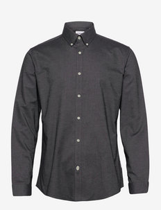 Oxford superflex shirt L/S - oxford skjorter - grey mix