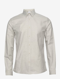 Oxford superflex shirt L/S - oxford skjorter - stone mix