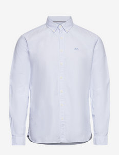 Striped oxford shirt L/S - basic overhemden - light blue
