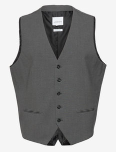Mens waistcoat for suit - gilets - grey mix