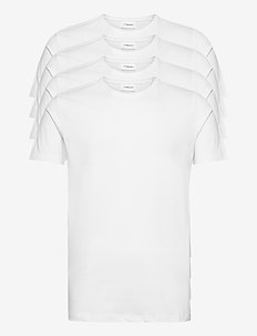 4PK basic tee S/S - t-paidat monipakkauksessa - white