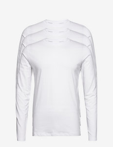 Basic tee L/S - basic t-shirts - white