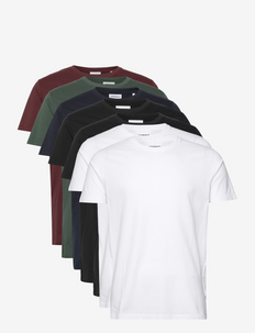 Basic o-neck tee S/S 7 pack - multipack t-shirts - multi 8