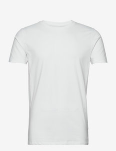 Mens stretch crew neck tee S/S - basic t-shirts - white