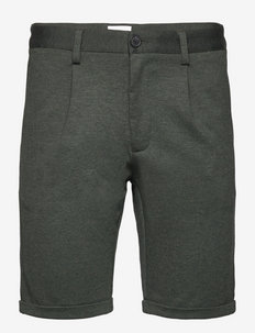 Pleated shorts - chino shorts - army mix