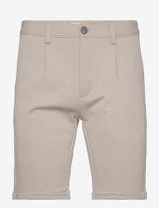 Pleated shorts - chinos shorts - sand mix