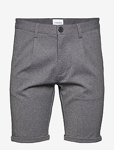 Pleated shorts - casual shorts - grey mix