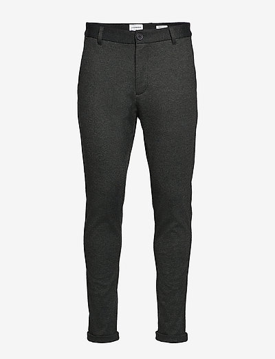 Superflex knitted cropped pant - chino's - army mix