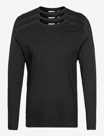 Basic tee L/S - basic t-shirts - black
