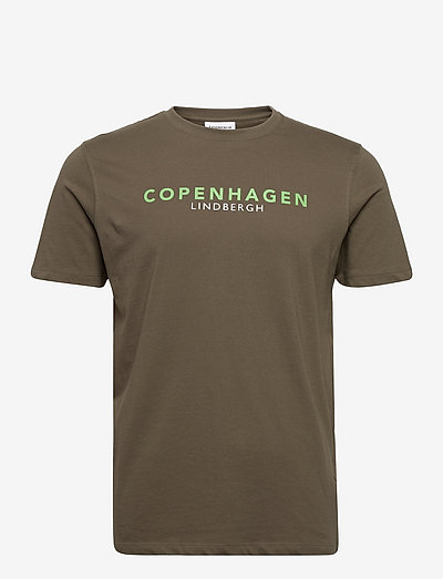 Copenhagen print tee - korte mouwen - army