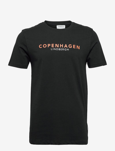 Copenhagen print tee - lyhythihaiset - black