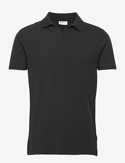 Clean design polo shirt S/S - korte mouwen - black