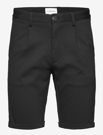 Pleated shorts - chinos shorts - black