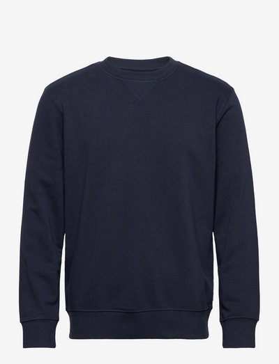 O-Neck Sweat - sportiska stila džemperi - dk blue
