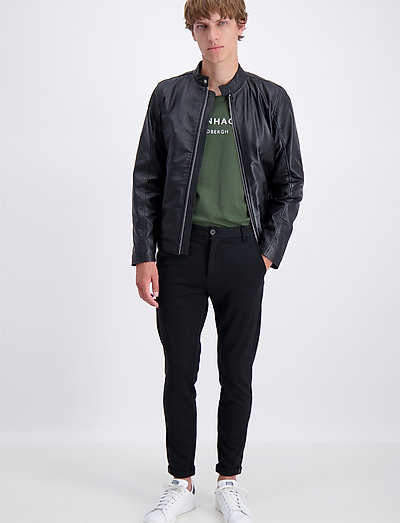 Lindbergh Leather Jacket - Leather | Boozt.com