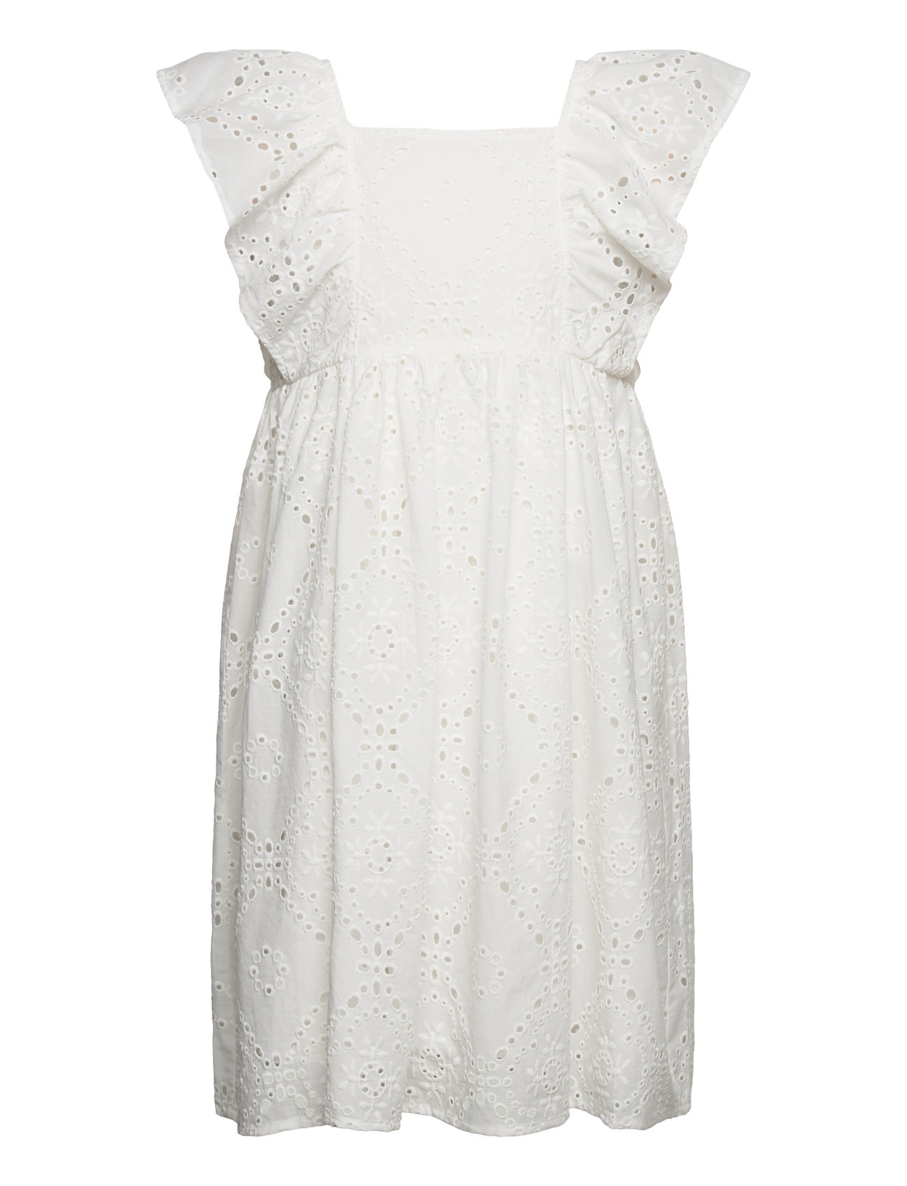 Dress Embroidery Anglais Frill White Lindex