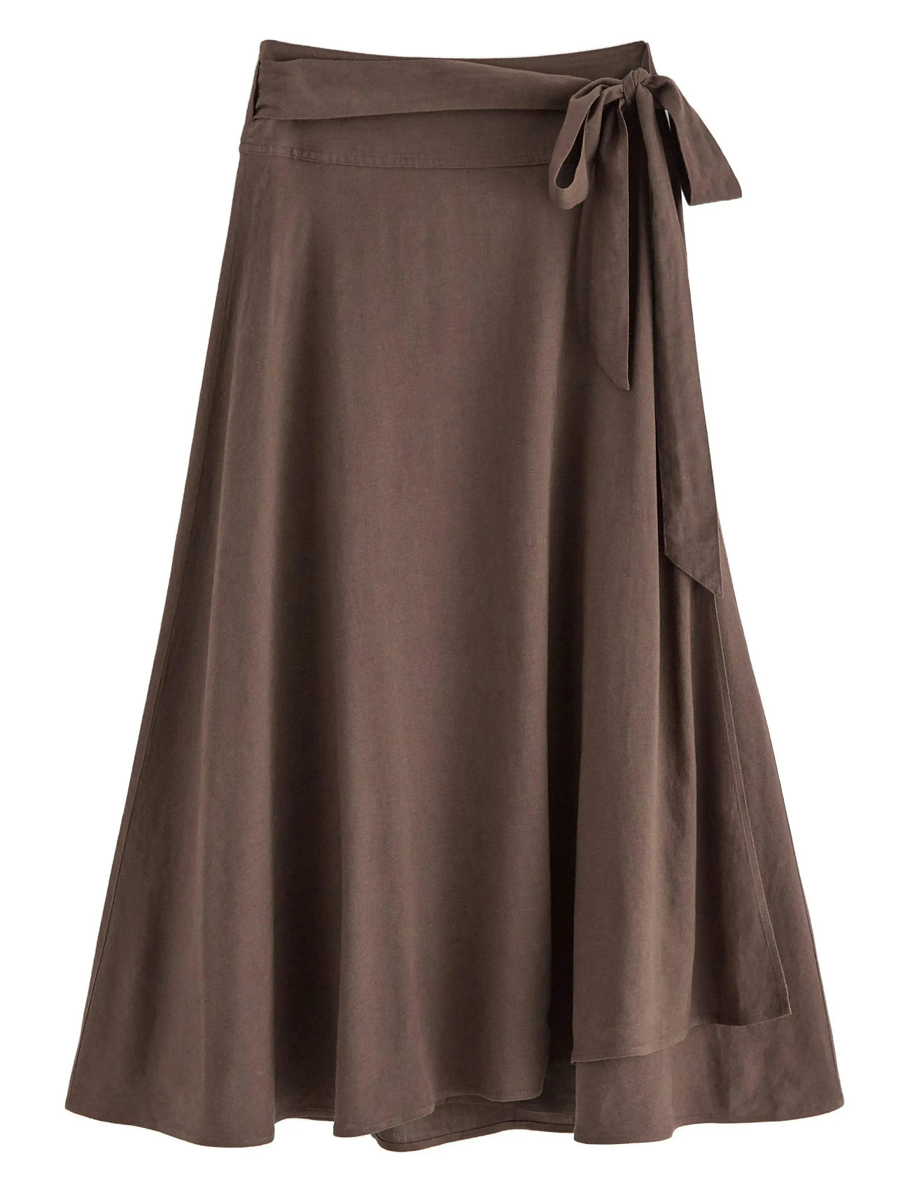 Skirt Klara Skirts Wrap Skirts Brown Lindex