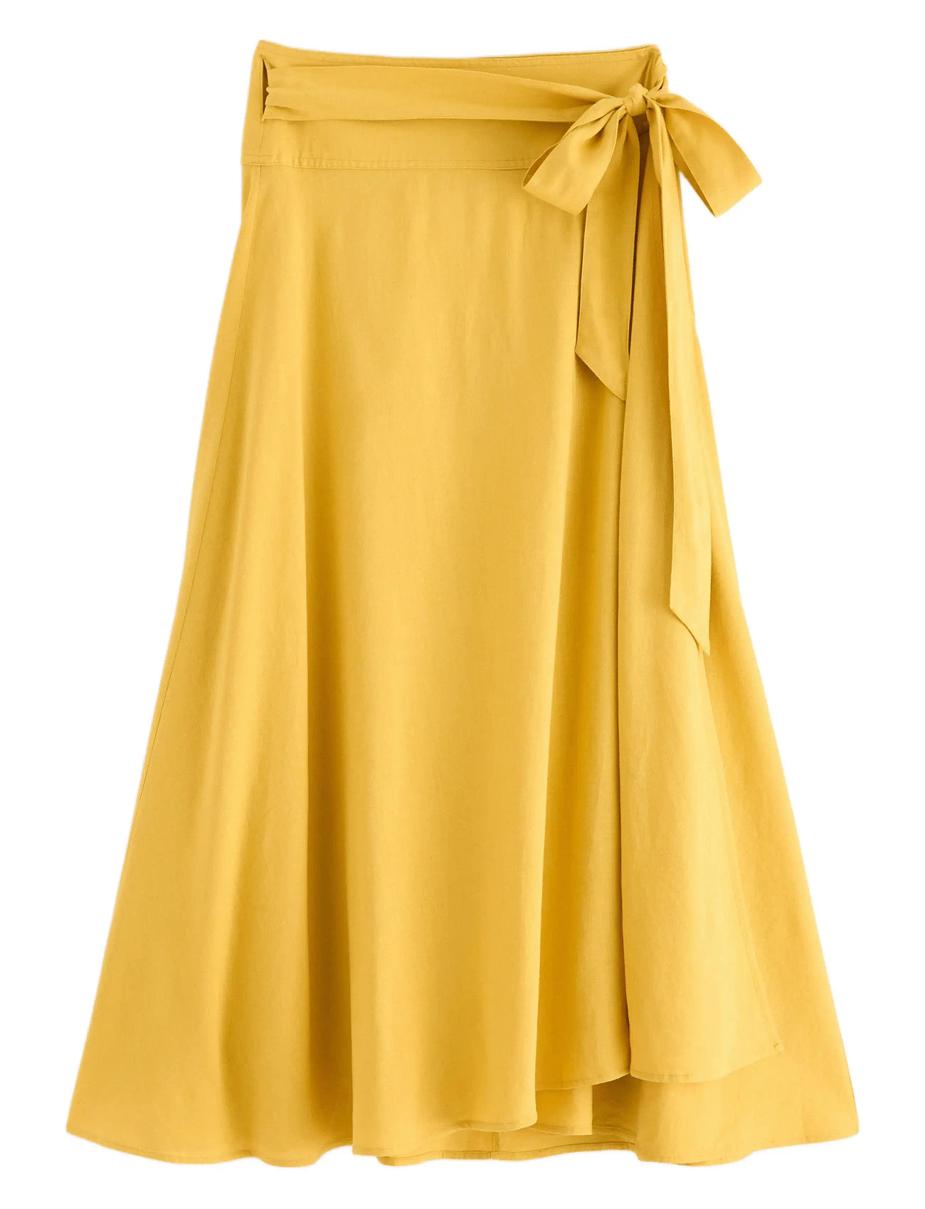 Skirt Klara Skirts Wrap Skirts Yellow Lindex