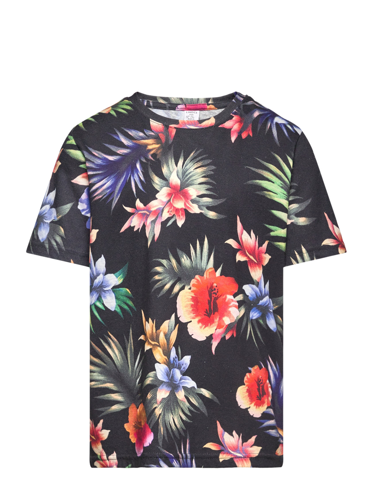 T Shirt Regular Tropical Flowe Patterned Lindex