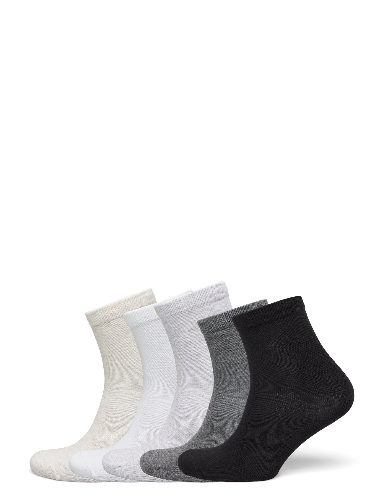 LINDEX Socke 5 P Bb Plain Neutrals Patterned - 31/33 - Kinder