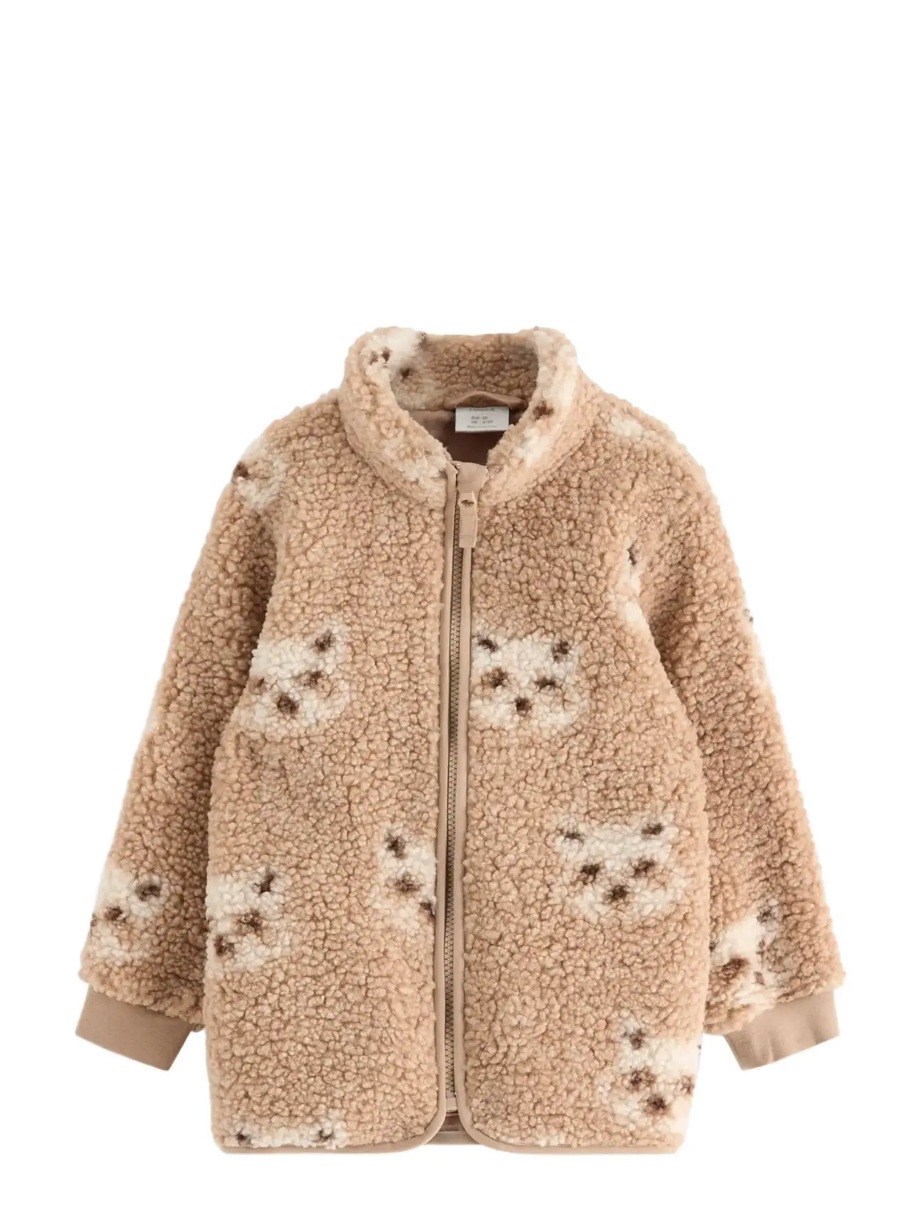 LINDEX Pile Jacke Beige - 116 - Kinder