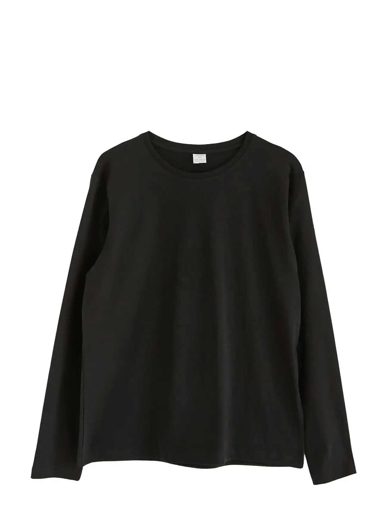 LINDEX Oberteil Ls Solid Schwarz - 128 - Kinder