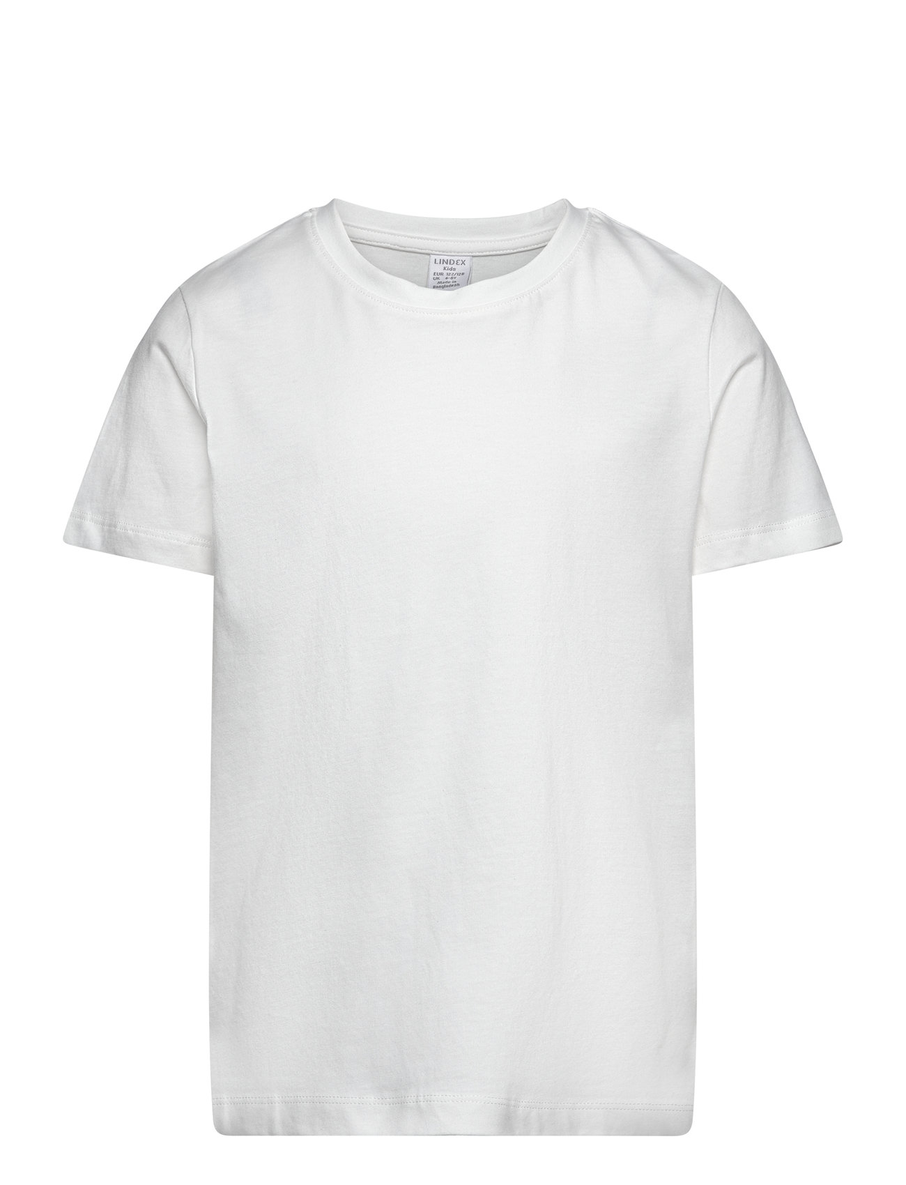 LINDEX Basic T-Shirt Weiß - 110/116 - Kinder