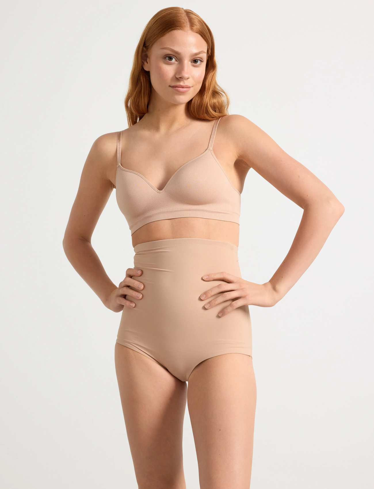 Lindex Firm Support Shaping Briefs, M, Beige, Shapewear > Underdele, Dame