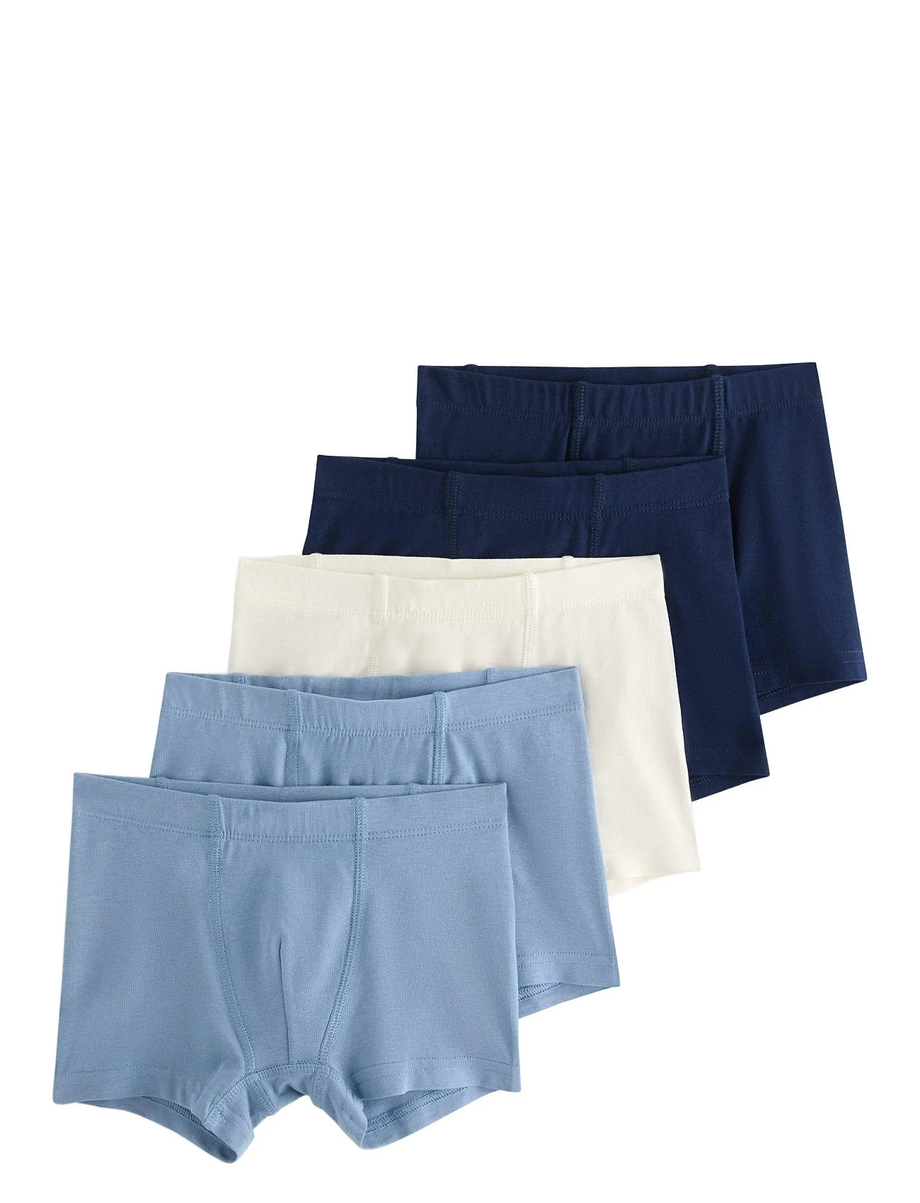 LINDEX Boxer 5 Pack Hidden Elastic So Blau - 86/92 - Kinder