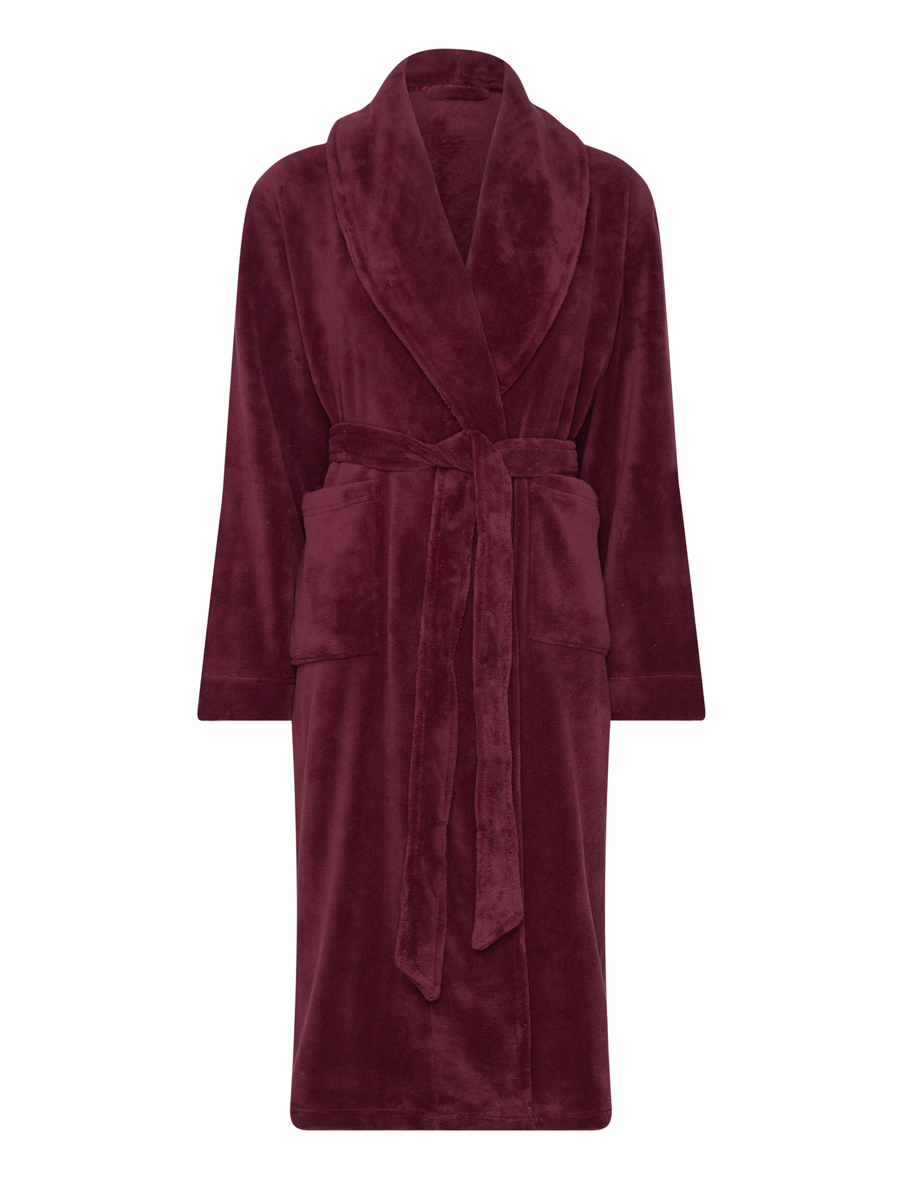 Lindex Robe Coral Fleece Burgundy