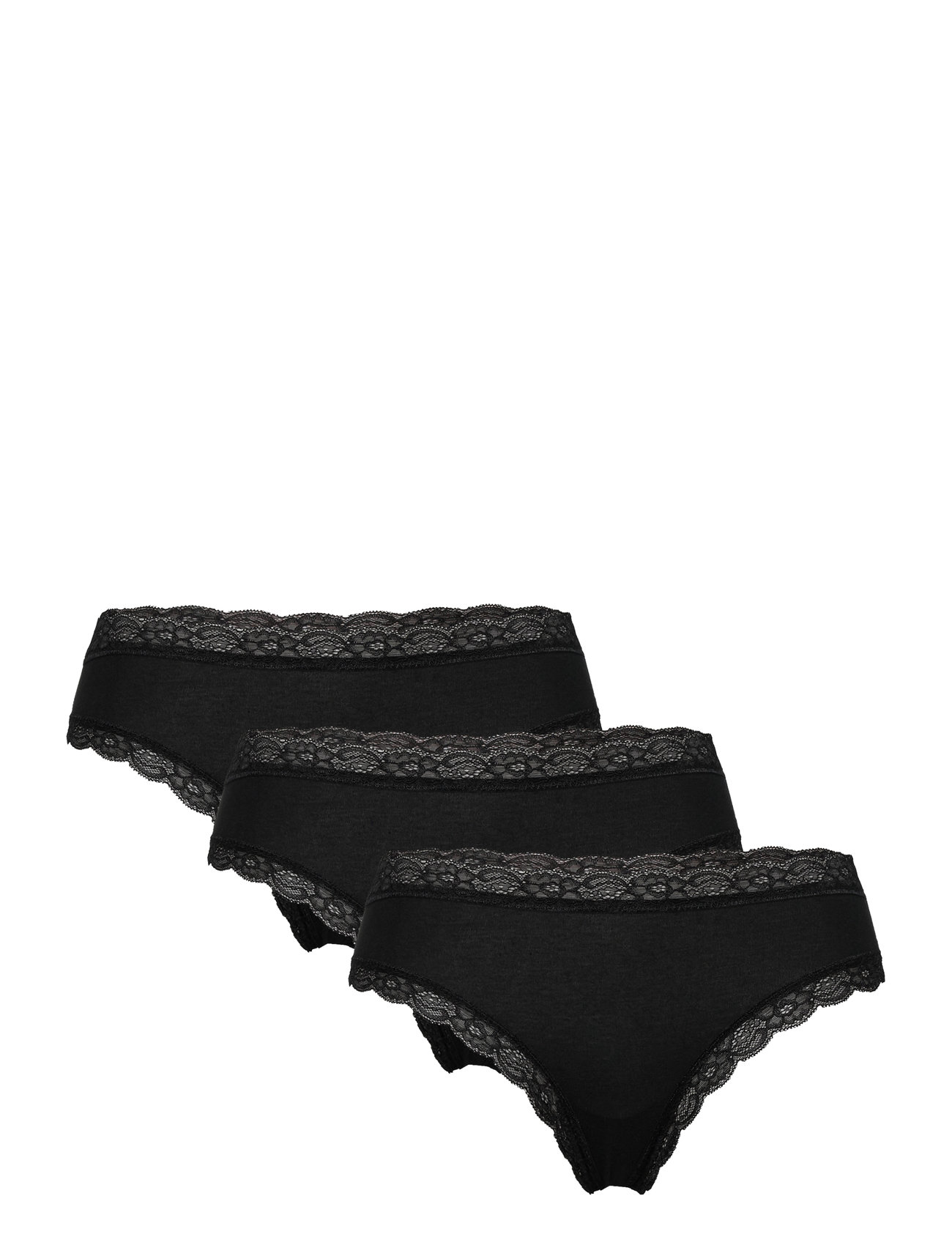 Brief 3 P Em Lace Brazilian Re Lingerie Panties Brazilian Panties Black Lindex