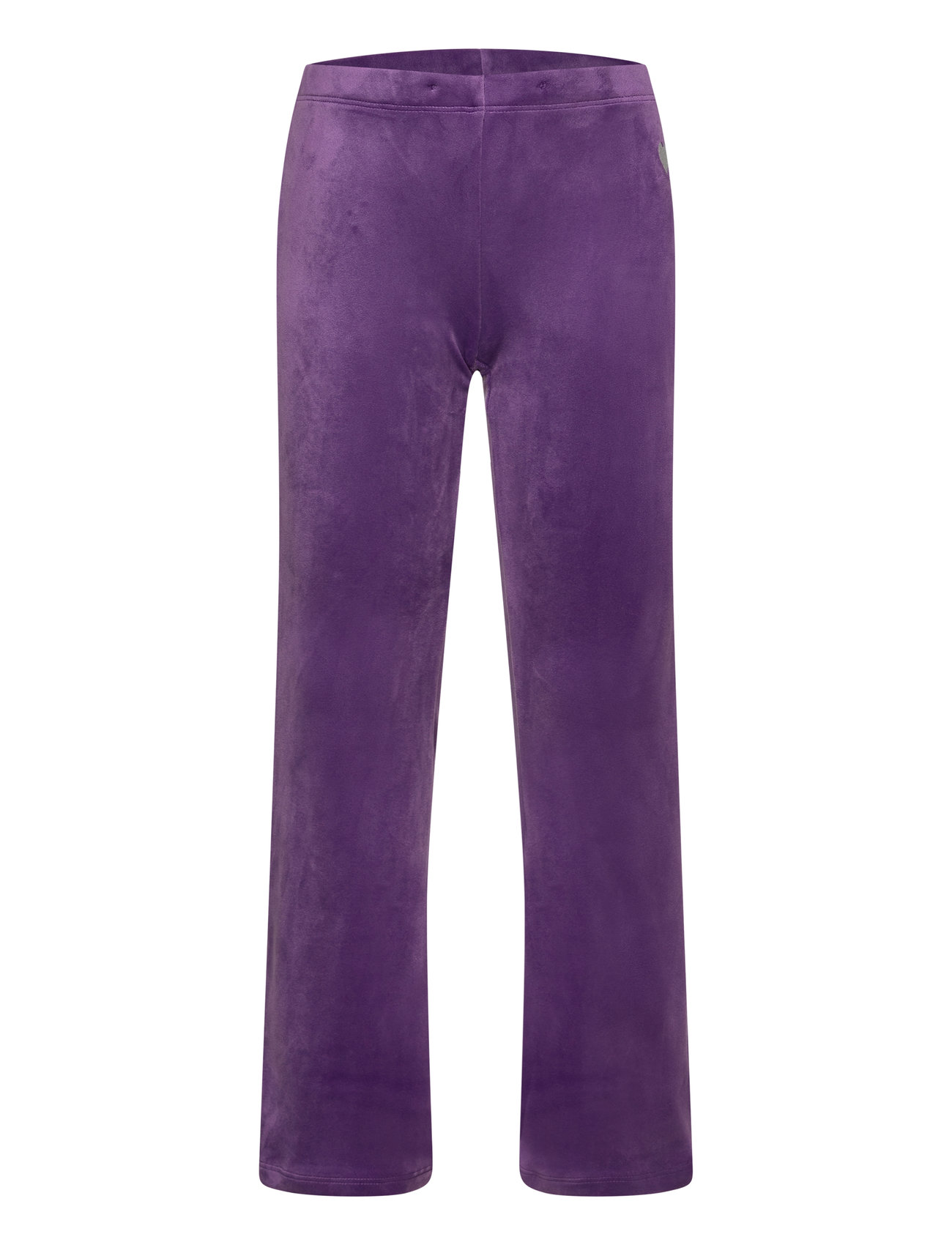LINDEX Leggings Flare Velour Solid Lila - 92 - Kinder