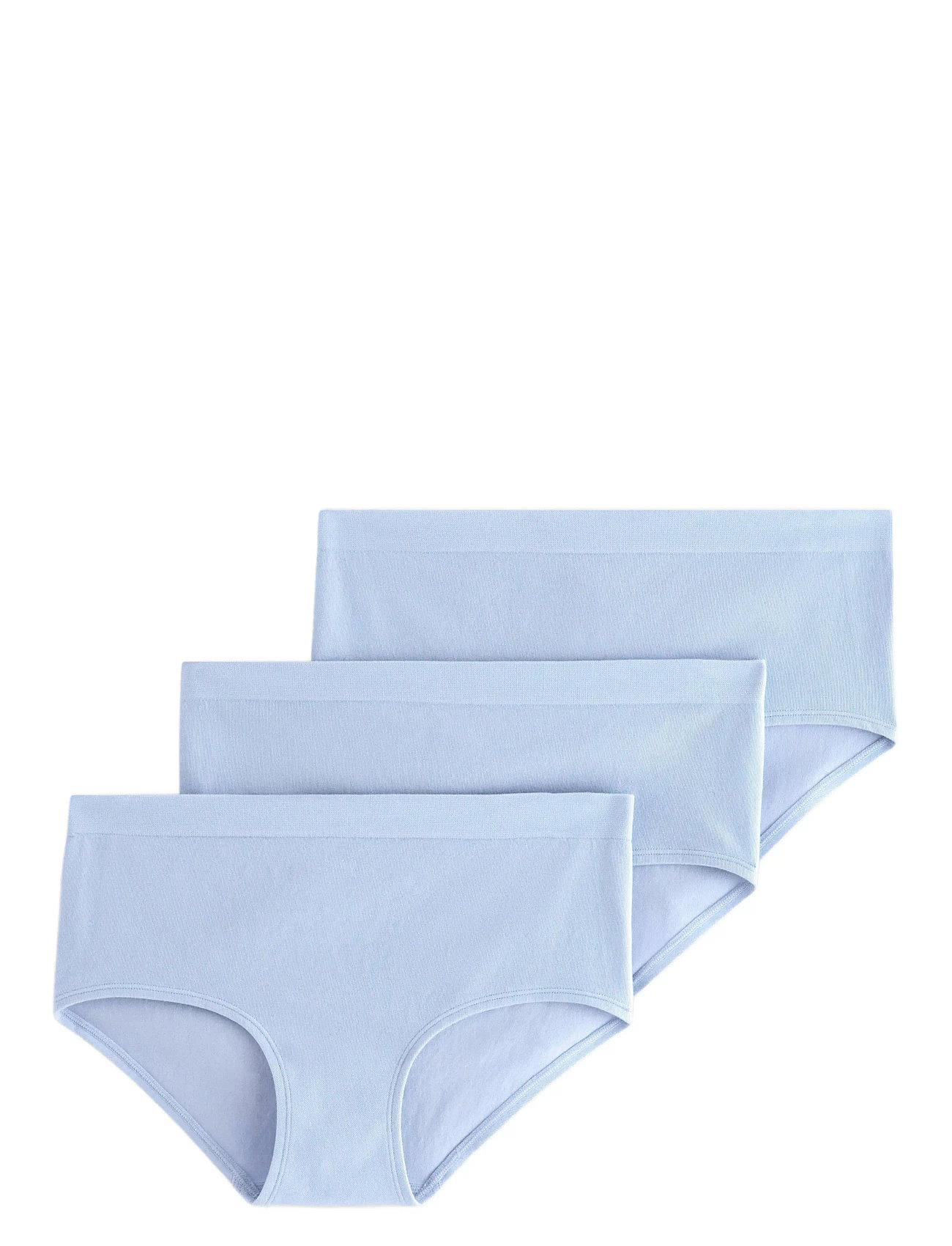 Lindex 3-Pack Seamless Briefs With Regular Waist, XL, Blue, Trusser > Trusser, Dame