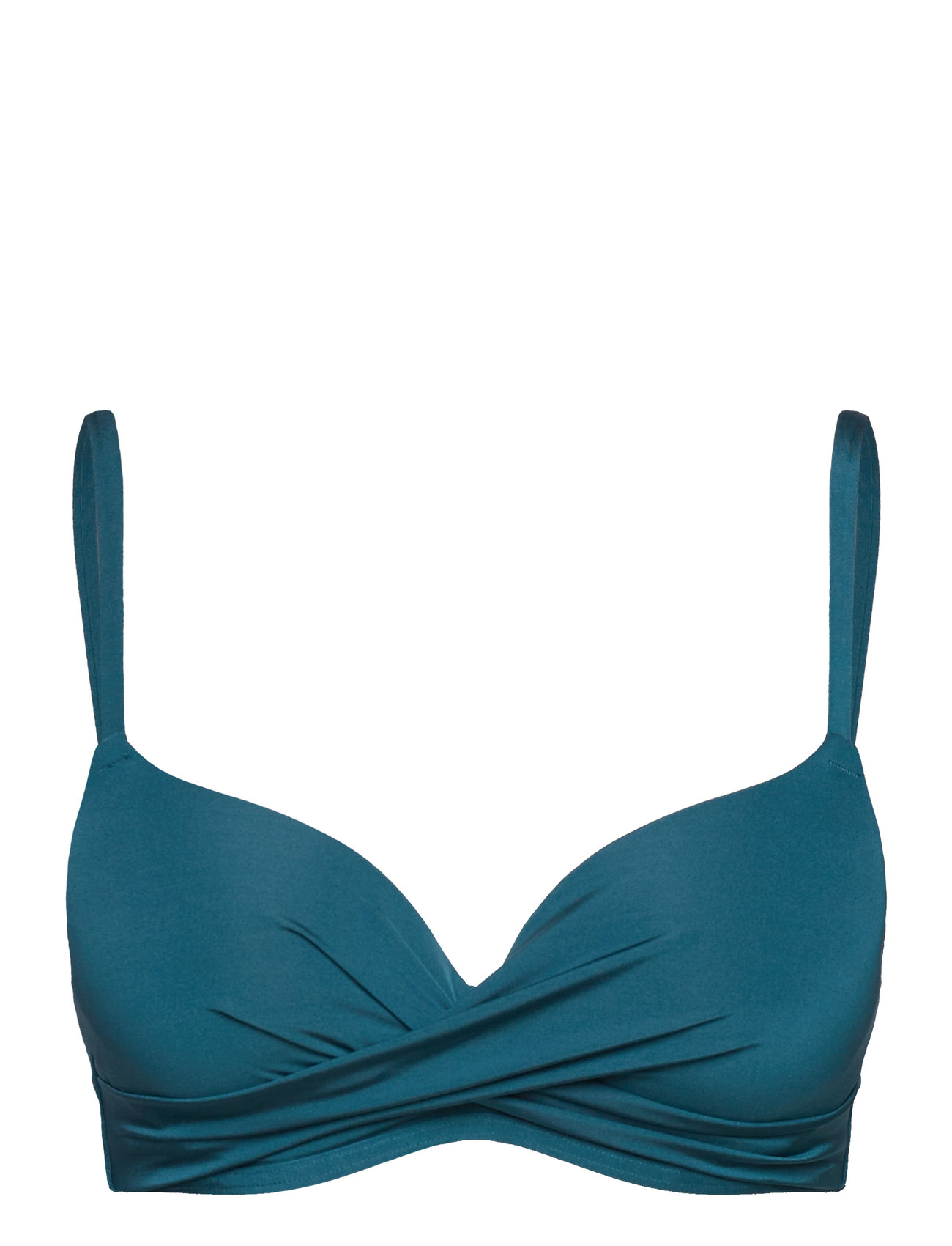 Bra Lilja Twist Swim Shiny Bikinitopp Blue Lindex