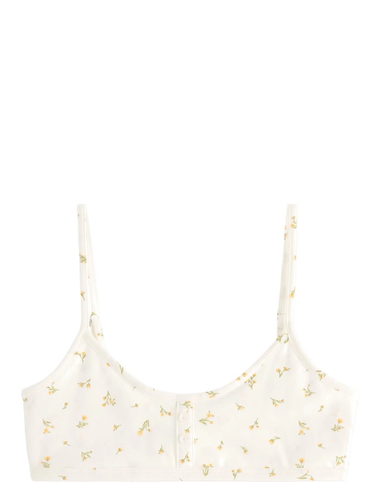 Bra Novent Soft Top Cotton Lingerie Bras & Tops Soft Bras Non Wired Bras White Lindex