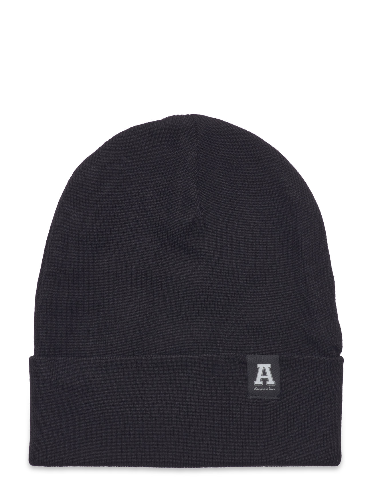 Lindex Beanie Basic Fold Up, 2-4, Black, Huer > Beanie, Børn